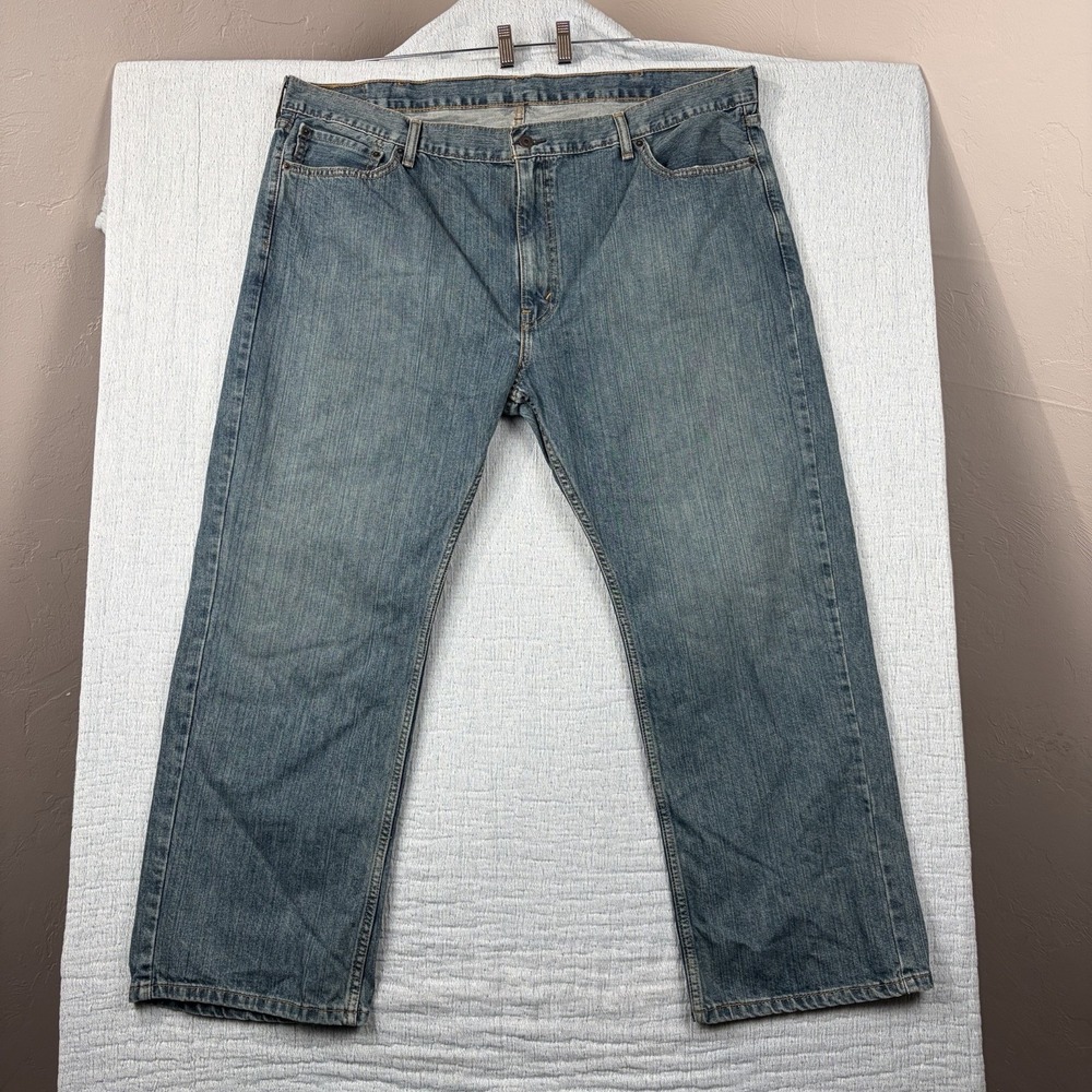 Levi's 559 Relaxed‎ Straight 44x30 Jeans 100% Cotton Short Big & Tall Fits 44x28